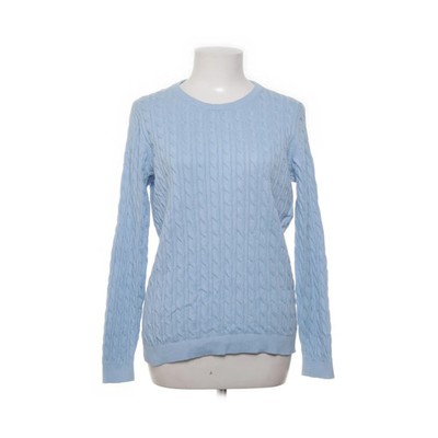 Basic Apparel, Strickpullover, Größe: M, Blau, Bio-Baumwolle, Zopfstrick #GNw