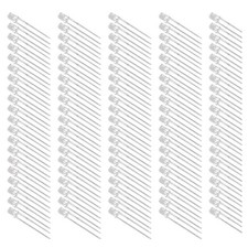 ༝100Pcs LED Diode 3mm 8 Colors LED Luminous Color Lamp Electronic Components Kit