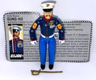Vintage 1987 Hasbro GI Joe GUNG-HO v2 3.75" Action Figure & File Card Complete