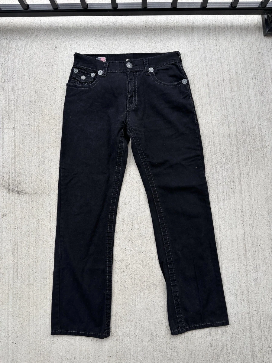 True Religion Black Relaxed Jeans for Men for sale | eBay