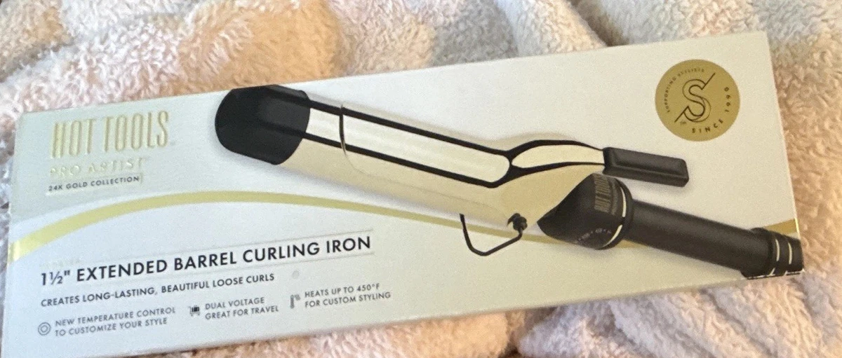 Hot Tools with Auto Shut-Off Hair Curling & Straightening Irons