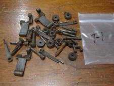 Original Carcano Rear Sight Assembly Parts Butt Plate Screws Lot Button