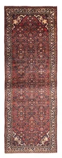 Vintage Hand-knotted Runner Rug 3'3" x 9'5" Traditional Oriental Wool Carpet
