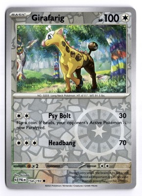 Girafarig - PAL #154/193 SV02: Paldea Evolved Common Reverse Holo LP