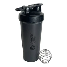 28oz Shaker Bottle Protein & Gym BlenderBottle Loop Top & Mix Ball Black