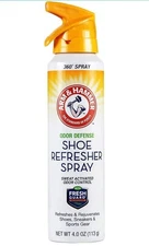 Arm and Hammer Shoe Refresher Spray, Multi-Purpose Odor Remover for All Types of