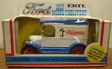 Hamm's Beer1913 Ford Model T Delivery Diecast Bank NOS * NIB