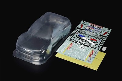 Tamiya 51753 Peugeot 306 Maxi Karosserieteile Set, (TT01/TT02/BT-01), Neu in OVP