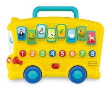winfun Animal Sounds Bus   Musical Pull Along Bus With Interactive Animal Sound