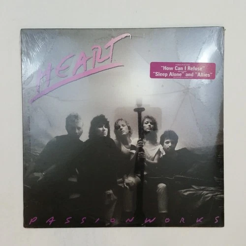 HEART Passion Works QE38800 LP Vinyl SEALED 1983 Orig. Hype (no cut/notch/hole)