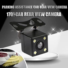 4 LED Car Rear HD View Backup Camera Universal Parking Reverse Waterproof Cam
