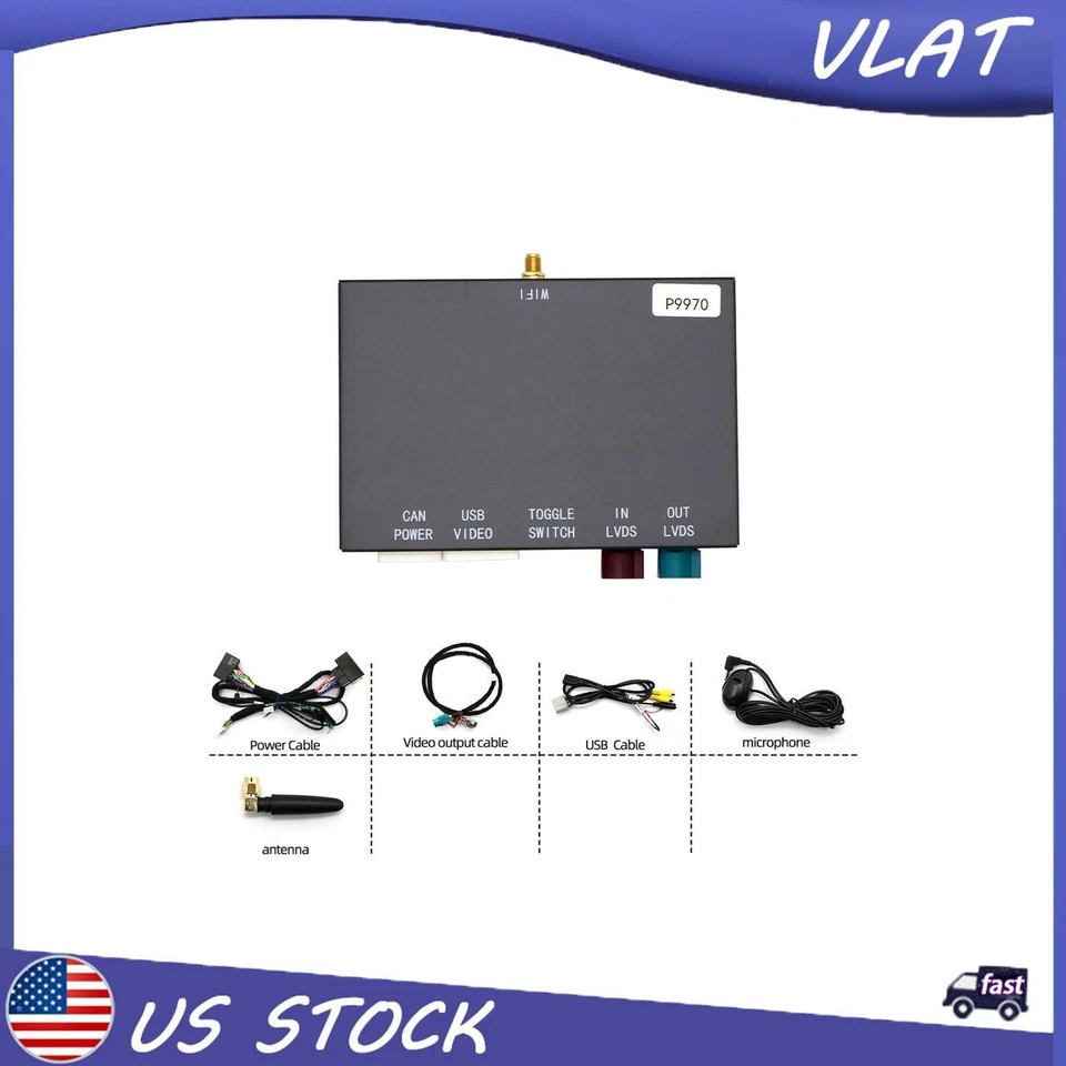 Wireless Carplay Retrofit For Bmw I3 I01 I8 I12 2013 2014-2018 With Nbt System - Image 2 of 4