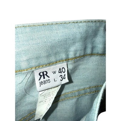 Cerruti jeans light-wash straightleg men 40X34 Broken-in Denim