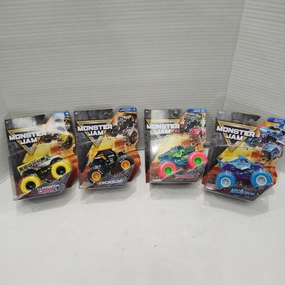 Monster Jam Series 46 Pixel Megalodon Digatron Classroom Crusher Zombie 2026 Set
