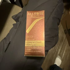Allrose Beauty Eyebrow Stamp Stencil Kit - Light Brown *NEW, SEALED IN BOX*