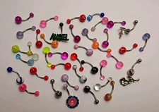 39 Piece/LOT Body Piercing Kit Mix Eyebrow Navel Belly Lip Bar Rings Stud