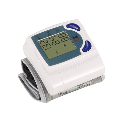 Blood Pressure Monitor Wrist Digital High Blood Pressure Cuff Heartbeat Tester w