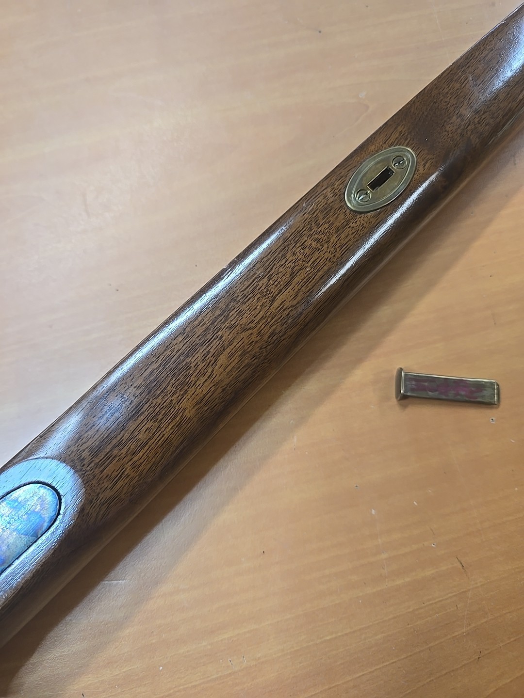 Thompson Center Hawken Wood 45 Cal complete stock with all hardware 15/16 #10