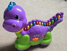 Leap Frog Learning Path Purple Dinosaur Lettersaurus ABC Musical Kids Toy Tested