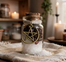 Witches Mini Spell Bottle for PROTECTION Magical Witchcraft Talisman Spell