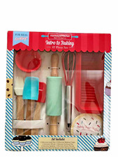 Handstand Kitchen 17-Piece Introduction To Real Baking Set With Recipes For Kids