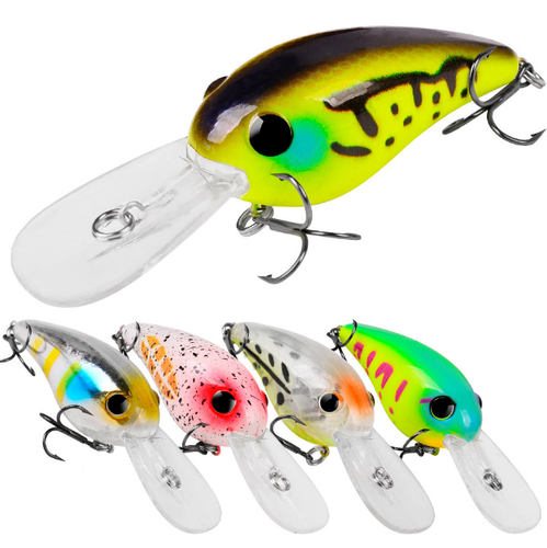 Produktbild von 1pc Minnow Fishing Lure 1 1cm 13g Hooks Fish Wobbler Tackle Crankbait Künstliche Hardköderschwimbait (Color : Color 13
