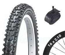 Bicycle Tyre Bike Tire - BMX / Off Road - 16 x 2.0 - With Schrader Tube