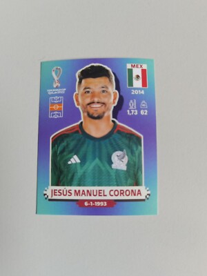 Panini World Cup Fifa Qatar 2022 WM Sticker MEX12 Jesus Manuel Corona 