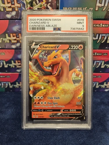 PSA 9 Charizard V Darkness Ablaze #19