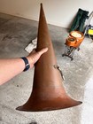 Old Antique Edison Phonograph 31 Long 13” W Brass Witches Hat Horn Tall Large XL — photo 7