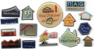  Pin-Lot 15 Immobilien MaklerIn Pins RAG Haus Perfekt Immobilien Wert Scout24 