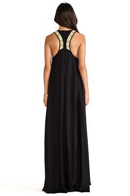embroidered maxi dress casual Plus Size Embroidery Floral Long Sleeve Casual Maxi Dress main image 0