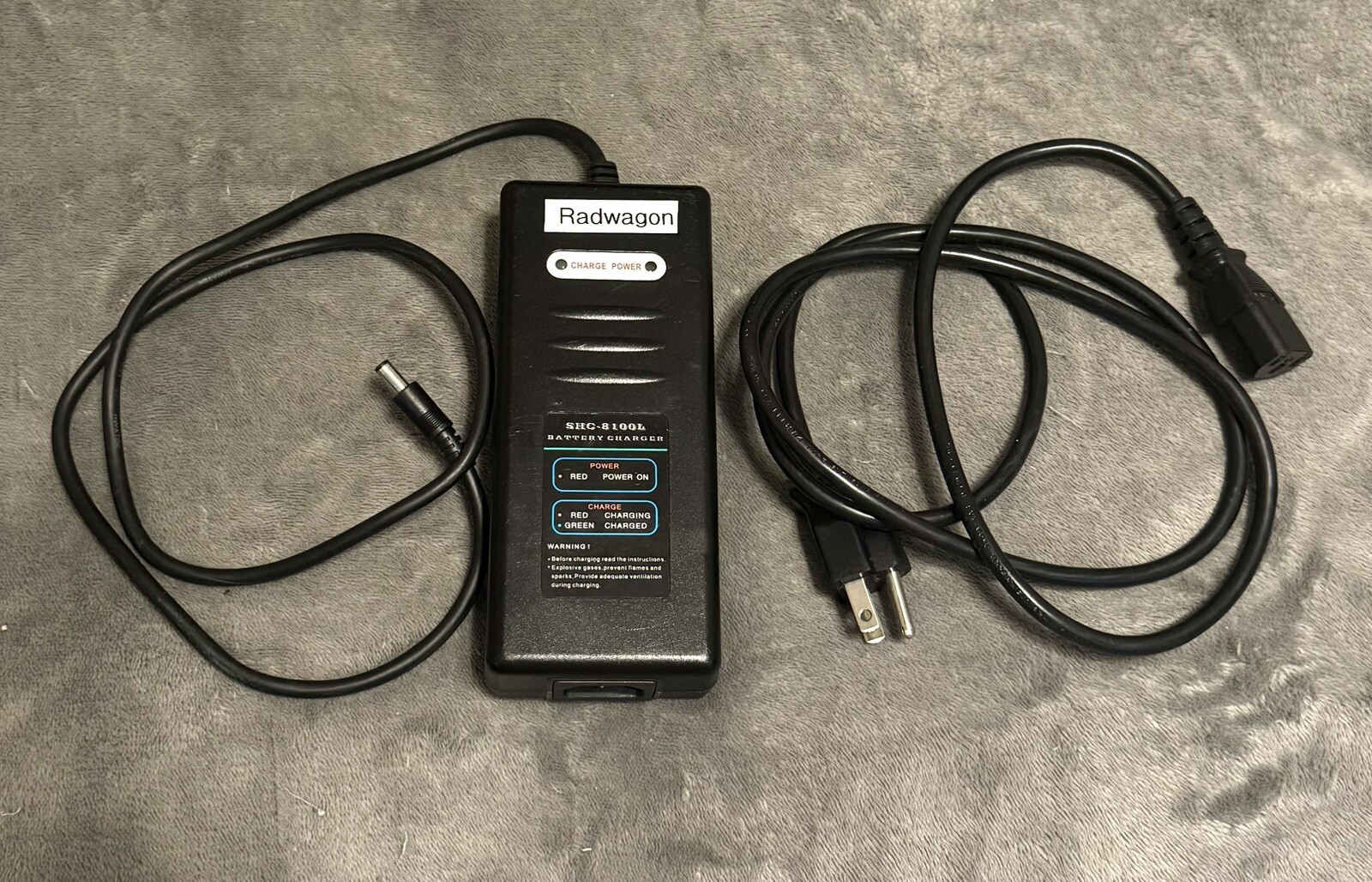 KUNSHAN ST ELECTRONICS LI-ION BATTERY CHARGER SHC-8100LD +48V For Rad Bikes