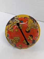 Vintage Tin Toy US Metal Toy Mfg Co- New Years Eve Metal Noise Maker Bell Ringer