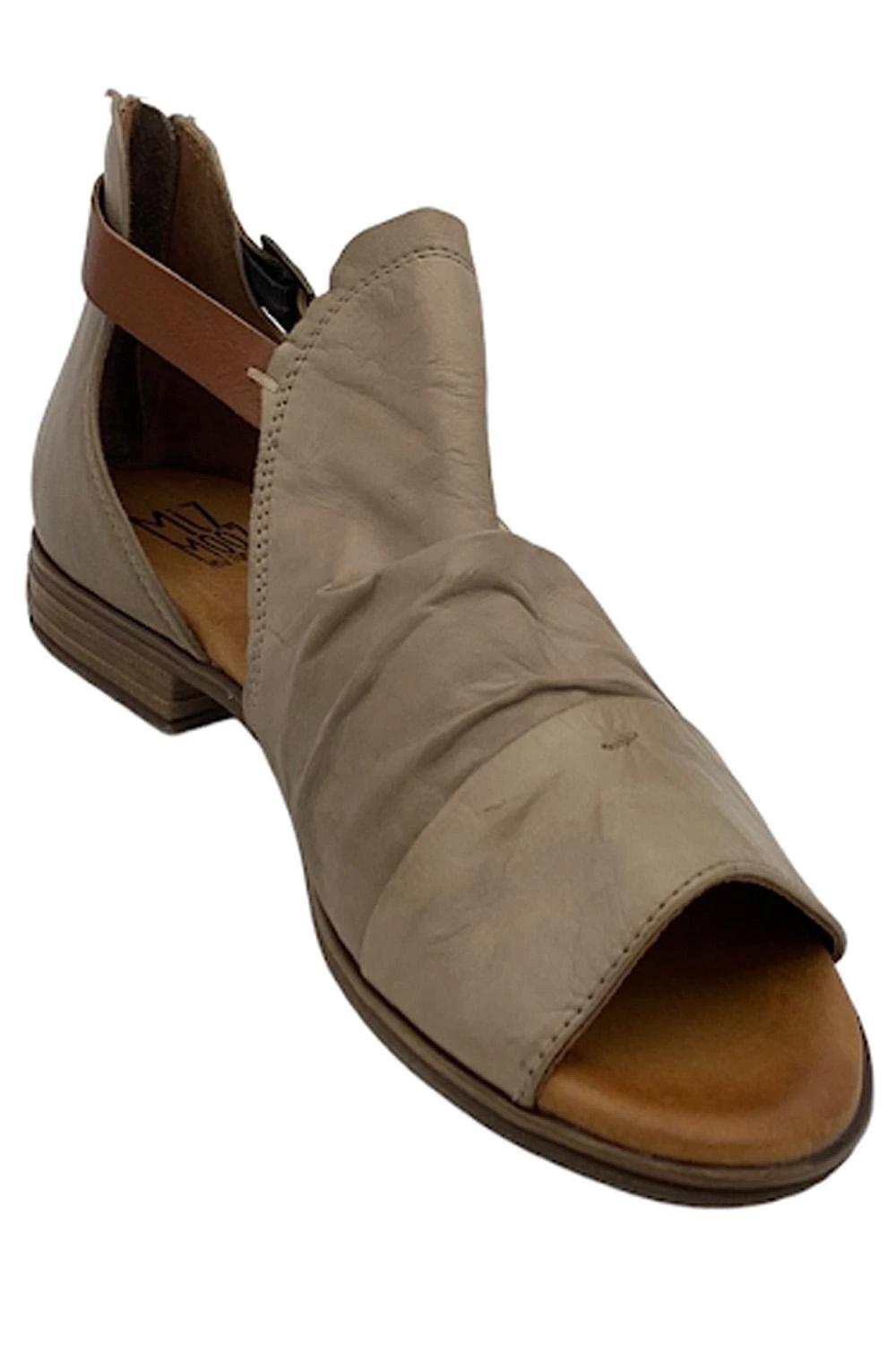 Miz Mooz Leather Sandals Dipper Beige