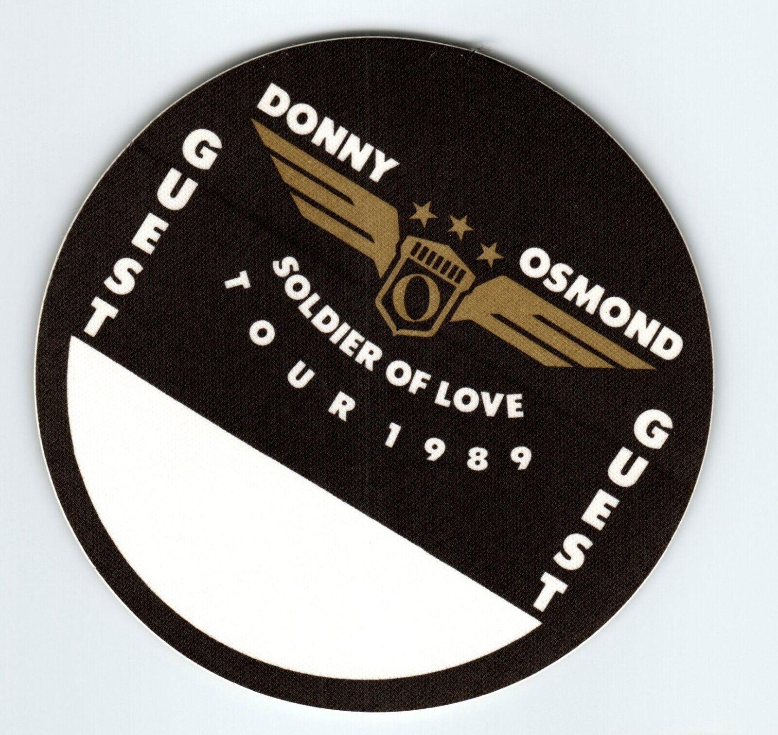 Donny Osmond Soldier Of Love Backstage Pass 1989 Pop Rock Music Vintage Original