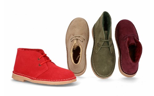 Botas Desert Mujer Piel Serraje con Forro Borreguillo talla 35 36 37 38 39  40 41 | eBay