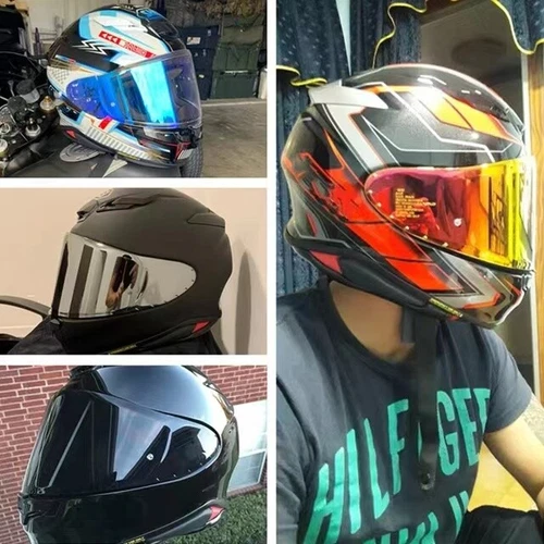 Motorcycle Helmet Visor Face Shield Helmets Len For Z8 RF1400 NXR2 CWR-F2 - Bild 3 von 23