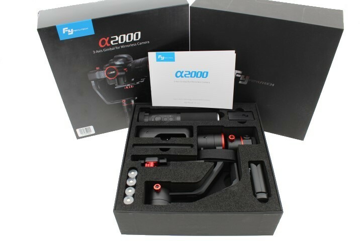 FEIYU TECH A2000 3-AXIS GIMBAL FOR MIRRORLESS CAMERA FEFYA2000SHK