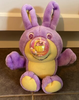 Playskool 1989 Nosy Bears Easter Bunny Rabbit Stuffed Plush Easter