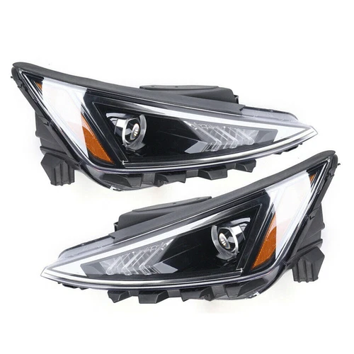 Headlights Replacement Halogen Pair for 2019 2020 Hyundai Elantra Left+Right NEW
