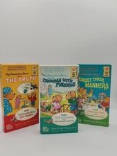 The Berenstain Bears VHS Tapes Lot 3 (Please Read Description) 