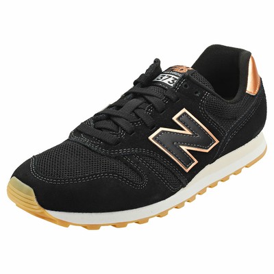 new balance black and gold trainers
