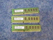 Elpida EBJ21EE8BAFA-DJ-E 2GB 2Rx8 Server Memory Sticks, Lot of 3 (BN239)