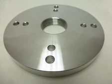 1-3/'8" Screw-On Adapter Plate For 1" Bolt-On Horn Flare (Aluminum Metal)