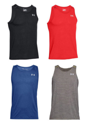 UNDER ARMOUR HERREN UA STREAKER RUN TANK ÄRMELLOSES T-SHIRT S M L XXL NEU Neu mit Etikett