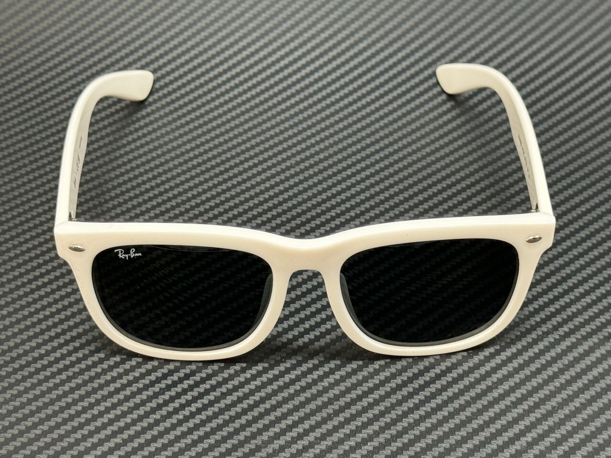 RAY BAN RB4260D 671 87 White Grey Unisex 57 mm Sunglasses | eBay