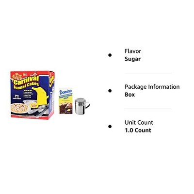 Funnel Cake Kit Deluxe Bundle – Includes Mix, Ring, Shaker & Sugar For Homemade Carnival Treats