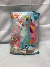 Spooktacular Creations Unicorn Deluxe Inflatable Costume - Adult Size-Blue New