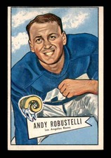 1952 Bowman Large #85 Andy Robustelli RC EX X3546650